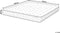 Beliani DREAM - Mattress - Wit - Polyester