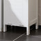 SoBuy BZR123-W - Badkamerkast - Hoge Kolomkast met 2 Planken - Wit