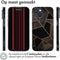 iMoshion Hoesje Geschikt voor iPhone 15 Hoesje Siliconen - iMoshion Design hoesje - Zwart / Black Graphic