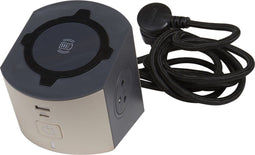 Legrand Powercube Qi - Draadloze Oplader - Stekkerdoos met USB & Schakelaar - Antraciet