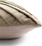 Dutch Decor GIDI - Sierkussen 45x45 cm - velvet - effen kleur - Pumice Stone - beige - Inclusief binnenkussen