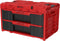 Qbrick System ONE Drawer 2 - Gereedschapskoffer 2.0 - 2 lades 29 L 587 x 380 x 340 mm - Rood