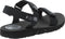Jack Wolfskin Outfresh Sandalen - Wandelsandalen - Lichte EVA-voetbed - Black / Light Grey - Maat 42