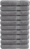 vidaXL - Handdoeken - SOLUND - 10 - st - 600 - g/m² - 100x200 - cm - grijs