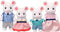 Sylvanian Families 5308 familie marshmellow muis- 4 fluweelzachte speelfiguren