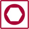 Gedore RED R69004024 3300006 Dopsleutelinzetset 24-delig