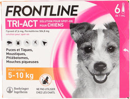 Pipette for Dogs Frontline Tri-Act 5-10 Kg 6 Units