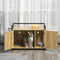 PawHut D31-053 - Kattenbak gesloten - Magnetisch deurtje - Naturholz