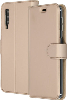 Accezz Samsung Galaxy A7 (2018) - Wallet Softcase Bookcase - 3 pashouders - goud