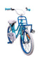 AMIGO Superstar Meisjesfiets 18 Inch - Kinderfiets voor 5 tot 7 Jaar - 105-120 cm - Lichtblauw