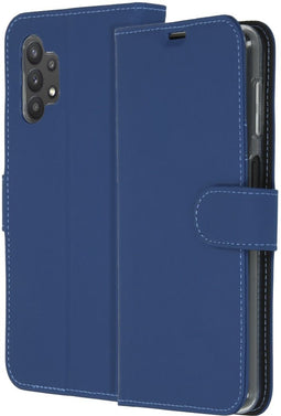 Accezz Galaxy A32 (5G) - Wallet Softcase Bookcase - 3 pashouders - Donkerblauw
