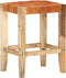 vidaXL - Barkrukken - 2 - st - 60 - cm - echt - leer - bruin