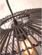GOOD&MOJO Hanglamp Madeira - Rotan Zwart - Ø48cm - Modern - Hanglampen Eetkamer, Slaapkamer, Woonkamer