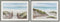 Schilderij DKD Home Decor 70 x 3,3 x 50 cm Strand Mediterrane (2 Stuks)