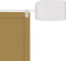 vidaXL - Luifel - verticaal - 60x1000 - cm - oxford - stof - beige