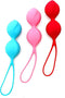 Satisfyer Balls, lustkogels trainings-set, bonte dubbele kogels voor meer seksplezier, 3,4 cm, 3 delen