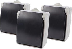 Penaarde Stekkerdoos - Buitenshuis - IP54 - 3 St.