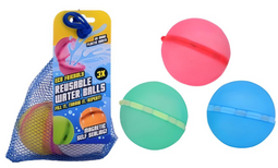 Herbruikbare Magnetische Waterballen - Herbruikbare Waterballon - Waterballonnen Gooien - Buitenspeelgoed - Zomer - Vakantie - Waterspeelgoed voor in de Tuin - Zwembad Spelen - Water Ballonnen Gooien - XXL Waterballon - Grote Waterballon