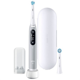 Oral-B iO Series 6N - Elektrische tandenborstel - 5 poetsstanden - Grijs (2 stuks)