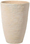 CAMIA - Bloempot set van 2 - Zandbeige - 43 cm - Stenenmix