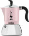 Bialetti 6586, Moka Express, 0,15 l, Zwart, Roze, Zilver, Aluminium, Roestvrijstaal, 4 kopjes, 90 mm