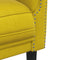 vidaXL Fauteuil fluweel geel