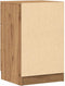 vidaXL - Nachtkastje - 40x36x65 - cm - bewerkt - hout - artisanaal - eikenkleurig