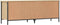 vidaXL - Schoenenkast - 131x35x50 - cm - bewerkt - hout - sonoma - eikenkleurig