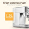 KitchenLove Pistonmachine - RVS Espressomachine - 20 Bar - Stoompijpje