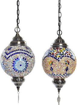 Plafondlamp DKD Home Decor Multicolour 220 V 50 W (20 x 20 x 36 cm) (2 Stuks)