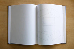 Kangaro receptiealbum - 26x21cm - vakverdeling - zwart -K-6620