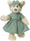 Poppenjurk Groen met Ruches, 35-45 cm