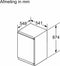 BOSCH KIL22NSE0 - Integreerbare koelkast - 104/15 liter - Serie 2