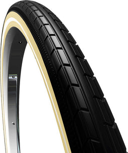 CST Buitenband Travel 28 x 1.75 zw creme refl