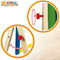 Bord 2 in 1 Woomax 5 Onderdelen 37,5 x 65 x 30,5 cm 4 Stuks