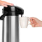 Thermoskan met pomp - 1,8 Liter - RVS - Vaatwasserbestendig