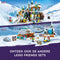 LEGO Friends Vakantie skipiste en café Wintersport Set met Dieren Figuren 41756