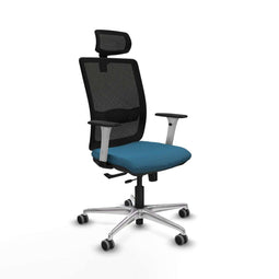 Piqueras y Crespo 1B086G2 - Bureaustoel - Verstelbare hoogte 50-62 cm - Zwart Groene benzine