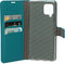 Mobiparts Galaxy A42 (2020) - Wallet Case - Saffiano motief - Turquoise