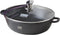 Marmer Coating Lage braadpan met deksel Ø 32 cm