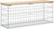 vidaXL - Tuinbank - schanskorfontwerp - 103x31,5x42 - cm - massief - grenenhout