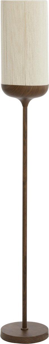 Light & Living Vloerlamp Dania - Crème/Bruin - Ø23x159cm - Modern - Staande lampen voor Woonkamer - Slaapkamer