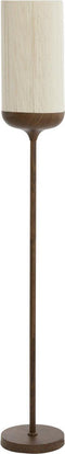 Light & Living Vloerlamp Dania - Crème/Bruin - Ø23x159cm - Modern - Staande lampen voor Woonkamer - Slaapkamer