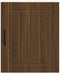 vidaXL - Keukenwandkast - Lucca - bewerkt - hout - bruin - eikenkleur