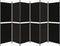 vidaXL - Kamerscherm - met - 6 - panelen - 300x180 - cm - stof - zwart