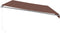 vidaXL - Luifel - handmatig - uittrekbaar - met - LED - 600x350 - cm - bruin