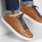 Jack & Jones Boss - Heren Sneakers - Synthetisch leer - Cognac - Maat 46