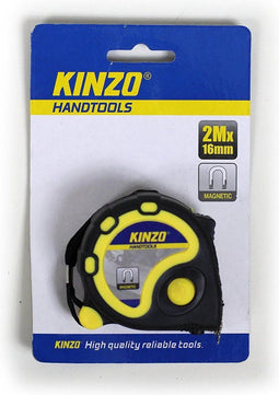 Kinzo Rolmaat 2 meter met riemclip en handlus | Breedte 16 mm