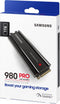 Samsung 980 PRO - Interne SSD - PCIe 4.0 NVMe M.2 met Heatsink - 1 TB