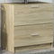 vidaXL - Wastafelkast - 59x37x59 - cm - bewerkt - hout - sonoma - eikenkleurig